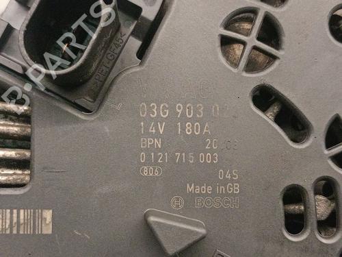 Alternator VW PASSAT B6 (3C2) 2.0 TDI | BP31292525M7 