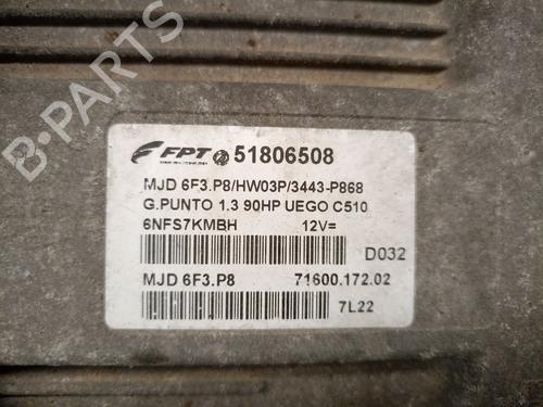 Engine control unit (ECU) FIAT GRANDE PUNTO (199_) 1.3 D Multijet (199.AXD11, 199.AXD1A, 199.AXD1B,... | BP38060644M57 - Image 4