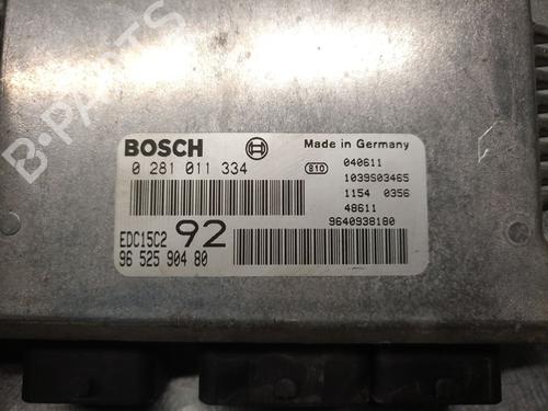 Engine control unit (ECU) PEUGEOT 807 (EB_) 2.0 HDi | BP39237347M57 - Image 4