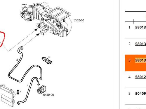 AC pipe IVECO DAILY V Van 35C15 V, 40C15 V, 45C15 V, 50C15 V, 60C15 V,65C15 V | BP37224776M126 - Image 2