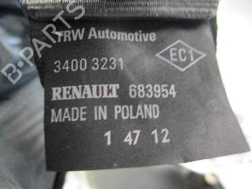 Rear left seatbelt RENAULT CLIO III (BR0/1, CR0/1) 1.2 16V (BR02, BR0J, BR11, CR02, CR0J, CR11) | BP7444463I29 