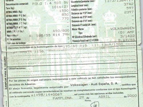 Engine VW POLO (6N2) 1.4 TDI | BP21580885M1 