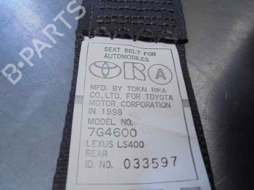 Rear left seatbelt LEXUS LS (_F2_) 400 (UCF20_, UCF20R) | BP7444598I29 