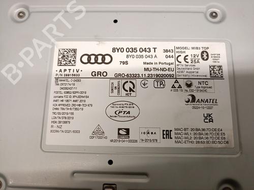 Radio AUDI A3 Sportback (8YA, 8YF) 35 TFSI | BP25273473E6