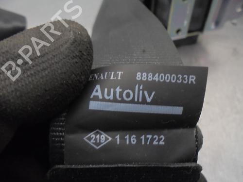 Rear left seatbelt RENAULT MEGANE III Coupe (DZ0/1_) 1.4 TCe (DZ0F, DZ1V) | BP16672548I29 