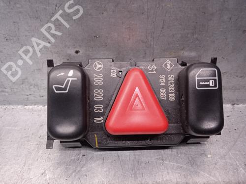 Used Warning switch MERCEDES-BENZ C-CLASS (W202) C 180 (202.018) (122 hp) 12117736