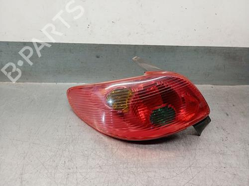 Used Left taillight PEUGEOT 206 Hatchback (2A/C) 1.4 i (75 hp) 24196551