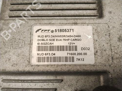 Engine control unit (ECU) FIAT DOBLO Box Body/MPV (223_) 1.3 D Multijet | BP36112077M57 - Image 4