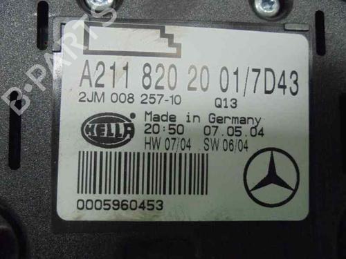 Interior roof light MERCEDES-BENZ E-CLASS (W211) E 270 CDI (211.016) | BP7444880I8 