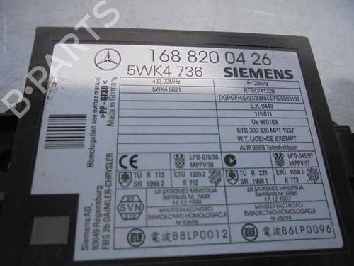 Control unit MERCEDES-BENZ A-CLASS (W168) A 160 (168.033, 168.133) | BP2728377M11 