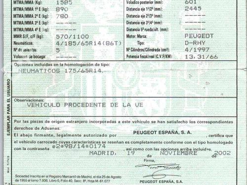 Gearbox PEUGEOT 206 Hatchback (2A/C) 2.0 HDI 90 | BP31793134M3 