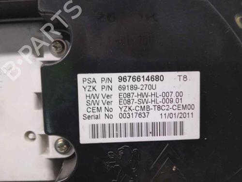 Instrument cluster PEUGEOT 5008 (0U_, 0E_) 2.0 HDi 150 / BlueHDi 150 | BP18112148C47 