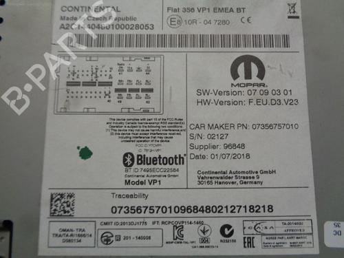 Radio FIAT TIPO Estate (356_, 357_)  | BP10292378E6 