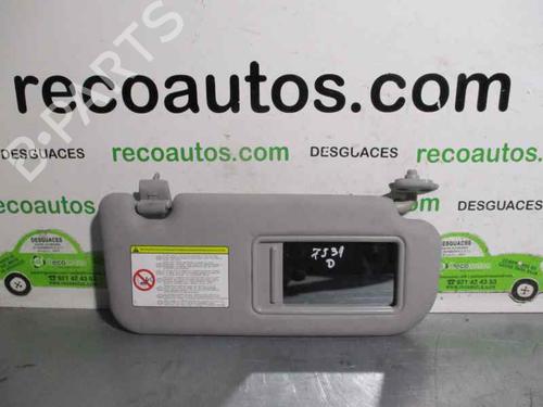 Højre solskærm Højre solskærm HYUNDAI ix35 (LM, EL, ELH) 1.7 CRDi (116 hp) 2270595 2270595