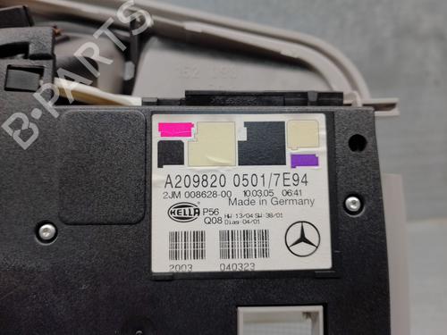 Interior roof light MERCEDES-BENZ CLK (C209) CLK 200 Kompressor (209.342) | BP15500968I8 