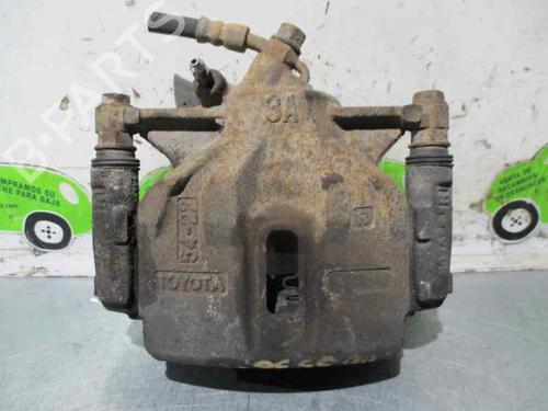 Used Right front brake caliper TOYOTA COROLLA Liftback (_E11_) 1.4 (EE111_, EE111R) (86 hp) 11613376