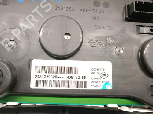 Instrument cluster DACIA LODGY (JS_) 1.5 dCi | BP31190159C47 