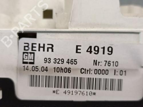 Climate control OPEL MERIVA A MPV (X03) 1.7 DTI (E75) | BP27310801I5 