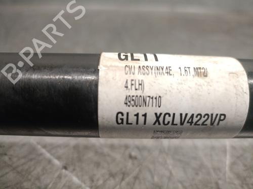 Left front driveshaft HYUNDAI TUCSON (NX4E, NX4A) 1.6 T-GDi HTRAC | BP25244792M38 