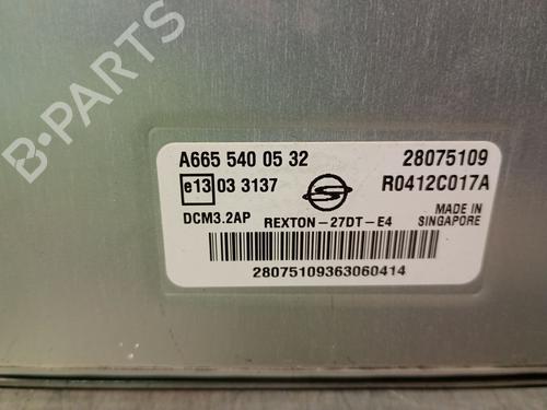 Engine control unit (ECU) SSANGYONG REXTON / REXTON II (GAB_) 2.7 Xdi 4x4 | BP30383476M57