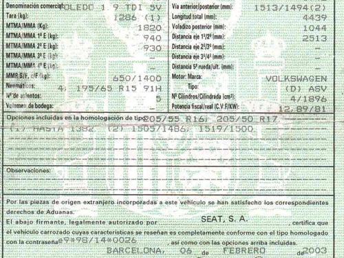 Warning switch SEAT TOLEDO II (1M2) 1.9 TDI | BP32844954I22  - Image 6