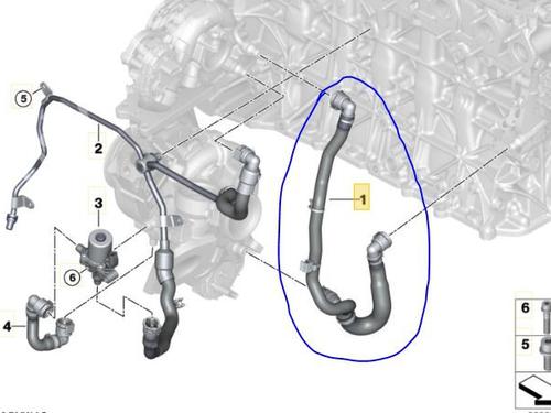 Pipe BMW X6 (G06, F96) xDrive 40 d Mild-Hybrid | BP28808858M125 