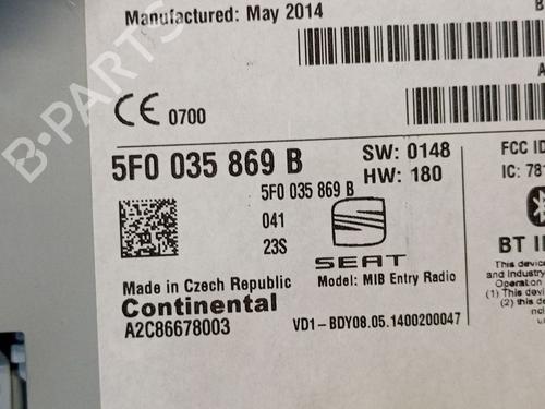 Radio SEAT LEON ST (5F8) 1.6 TDI | BP37437216E6 - Image 5