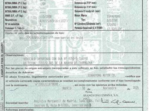 Bak støtfanger SSANGYONG RODIUS I 2.7 Xdi | BP6573067C8 