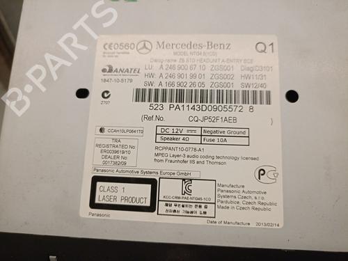 Radio MERCEDES-BENZ A-CLASS (W176) A 180 CDI (176.000) | BP25245781E6 