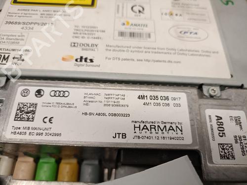 Radio AUDI Q7 (4MB, 4MG, 4MQ) SQ7 TDI quattro | BP33435000E6 - Image 7