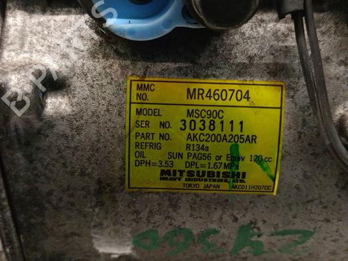 AC compressor MITSUBISHI OUTLANDER I (CU_W) 2.0 4WD (CU2W) | BP31929225M34