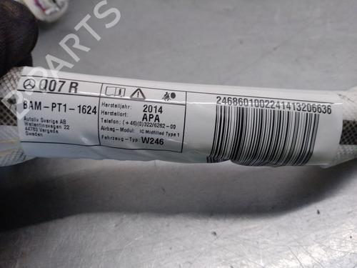 Left curtain airbag MERCEDES-BENZ B-CLASS Sports Tourer (W246, W242) B 180 CDI / d (246.212) | BP13631709C11 