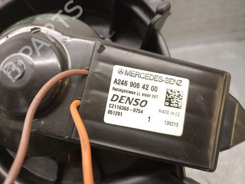 Heater blower motor MERCEDES-BENZ A-CLASS (W176) A 180 CDI (176.000) | BP25245695M62 