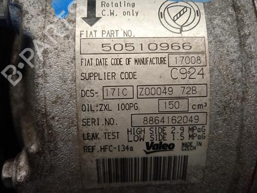 AC compressor ALFA ROMEO 159 Sportwagon (939_) 1.9 JTDM 16V (939BXC1B, 939BXC12) | BP10631399M34 