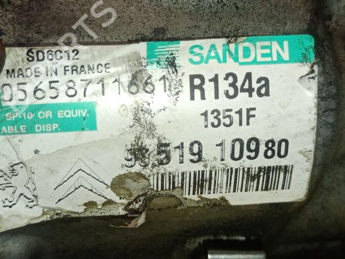 AC compressor CITROËN C4 Coupe (LA_) 1.6 HDi | BP34474094M34  - Image 7