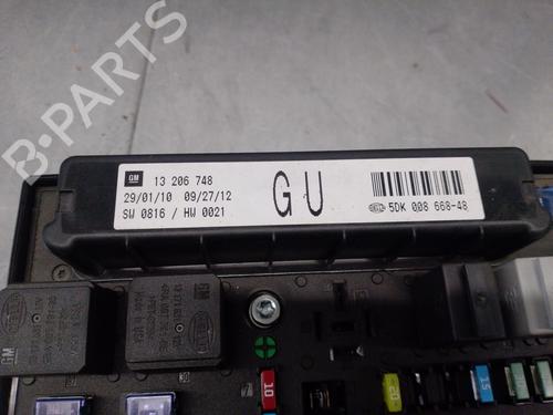 Fuse box OPEL ZAFIRA / ZAFIRA FAMILY B (A05) 1.7 CDTI (M75) | BP29154728E1 