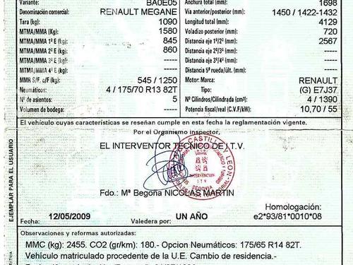 Gearbox RENAULT MEGANE I (BA0/1_) 1.4 e (BA0E, BA0V) | BP2124246M3 