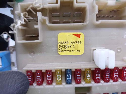Fuse box NISSAN PRIMERA Hatchback (P12) 1.6 | BP13952417E1 