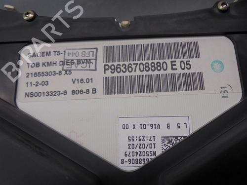 Instrument cluster PEUGEOT 307 (3A/C) 2.0 HDi 110 | BP16157800C47 