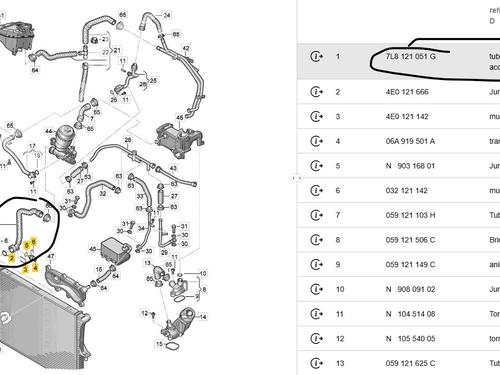 Pipe AUDI Q7 (4LB) 3.0 TDI quattro | BP32338447M125  - Image 5