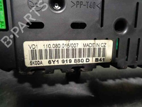 Instrument cluster SKODA FABIA I (6Y2) 1.9 TDI | BP4819936C47 