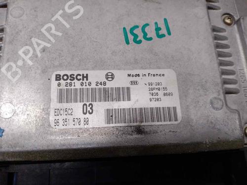 Engine control unit (ECU) PEUGEOT 406 (8B) 2.0 HDI 110 | BP12904166M57 