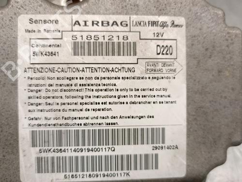 ECU airbags FIAT BRAVO II (198_) 1.9 D Multijet (198AXB1A) | BP29323010M53 