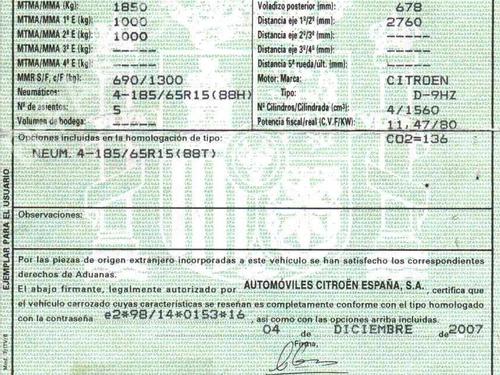 Right rear brake caliper CITROËN XSARA PICASSO (N68) 1.6 HDi | BP30137389M106