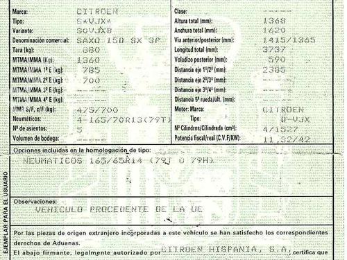 Injector CITROËN SAXO (S0, S1) 1.5 D | BP2094834M100 