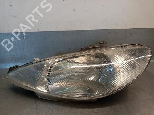 Used Left headlight Left headlight PEUGEOT 206 Hatchback (2A/C) 1.4 HDi eco 70 (68 hp) 33217195 33217195