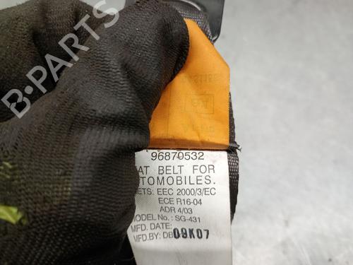Rear right seatbelt CHEVROLET AVEO / KALOS Hatchback (T250, T255) 1.2 | BP24237492I28 