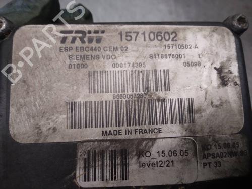 ABS pump PEUGEOT 407 (6D_) 2.2 (6D3FZE, 6D3FZH) | BP17332839M43 