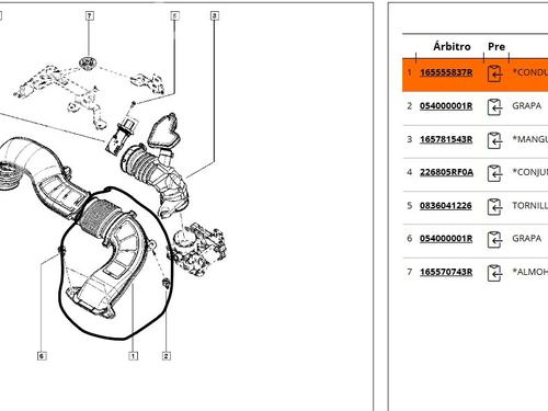 Pipe RENAULT CLIO V (B7_) 1.6 E-TECH 140 (B7MU) | BP33403839M125 - Image 2