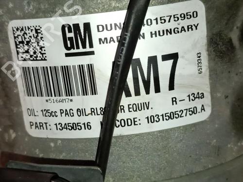 AC compressor OPEL ZAFIRA TOURER C (P12) 1.6 CDTI (75) | BP31017892M34